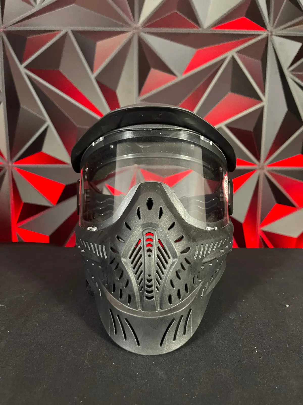 Used Hk Army Hstl Paintball Mask - Black *Single Lens* 1