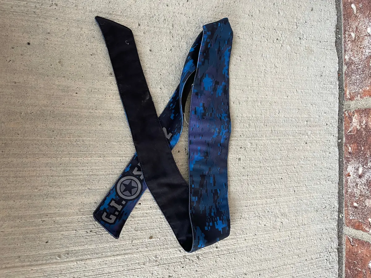 Used Gi Sportz Paintball Headband - Blue Digicam 1