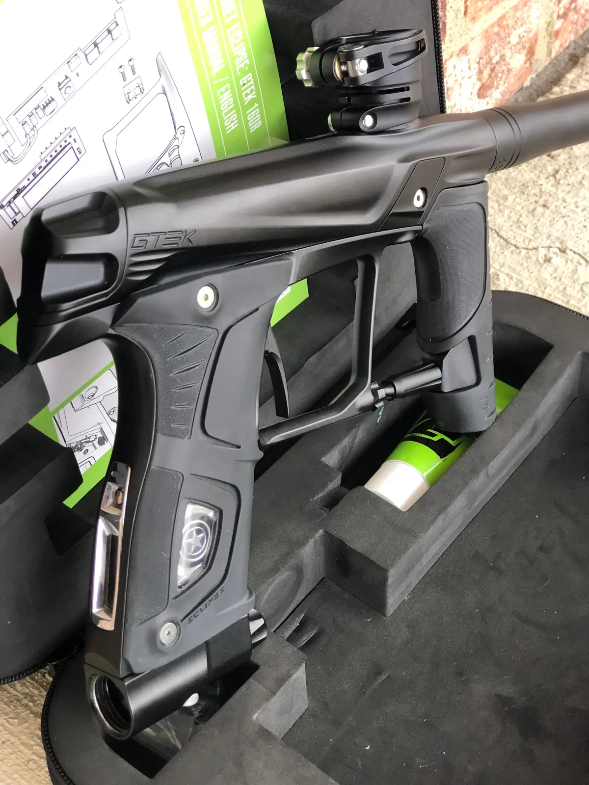 Used Planet Eclipse Gtek 160R Paintball Gun - Black 1
