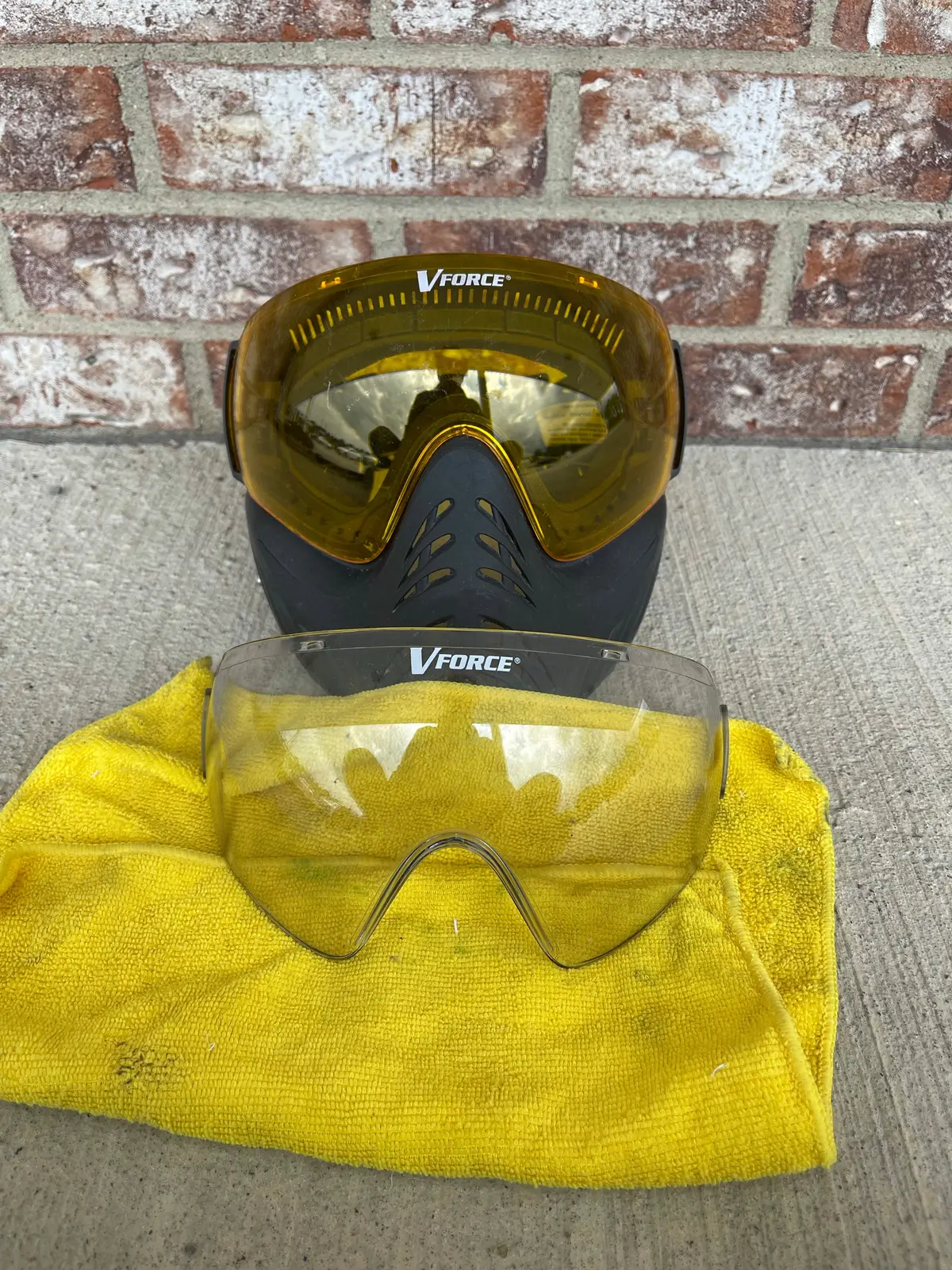 Used V-Force Profiler Paintball Mask - Black 1
