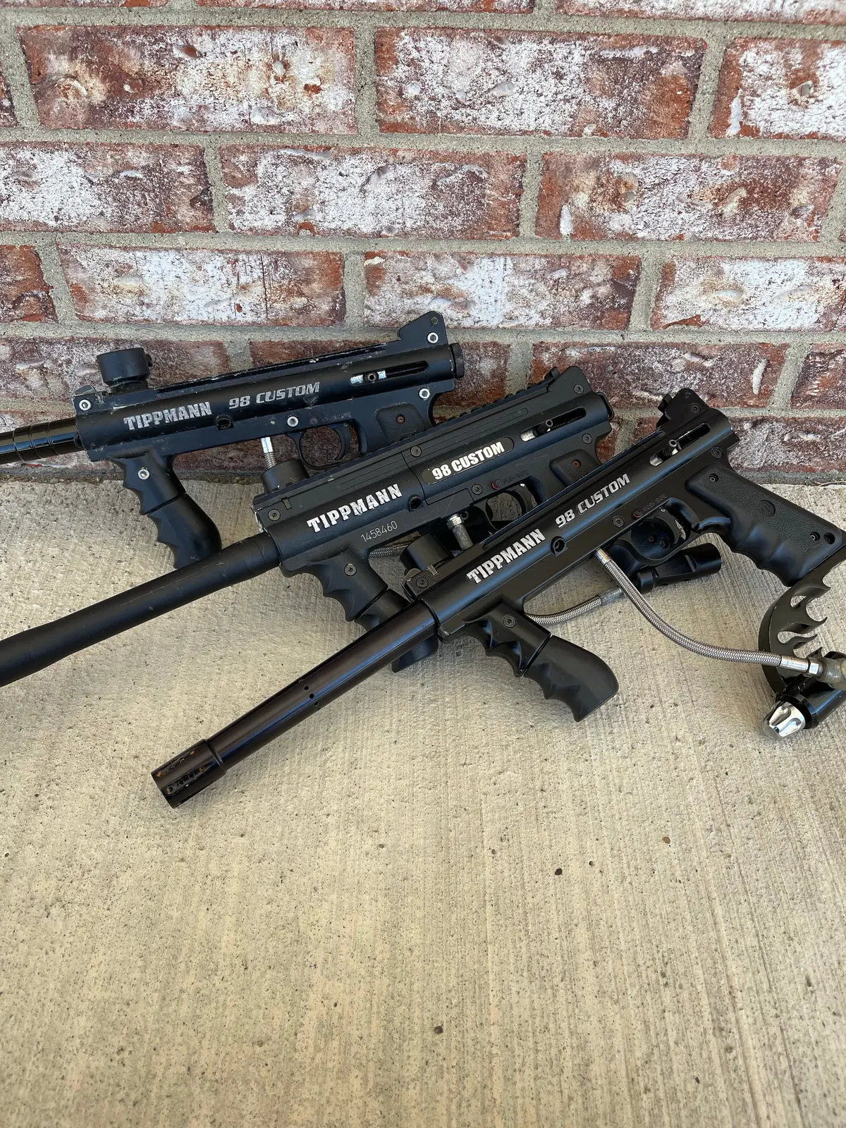 Used Tippmann 98 Paintball Gun - Lot Of 3 1