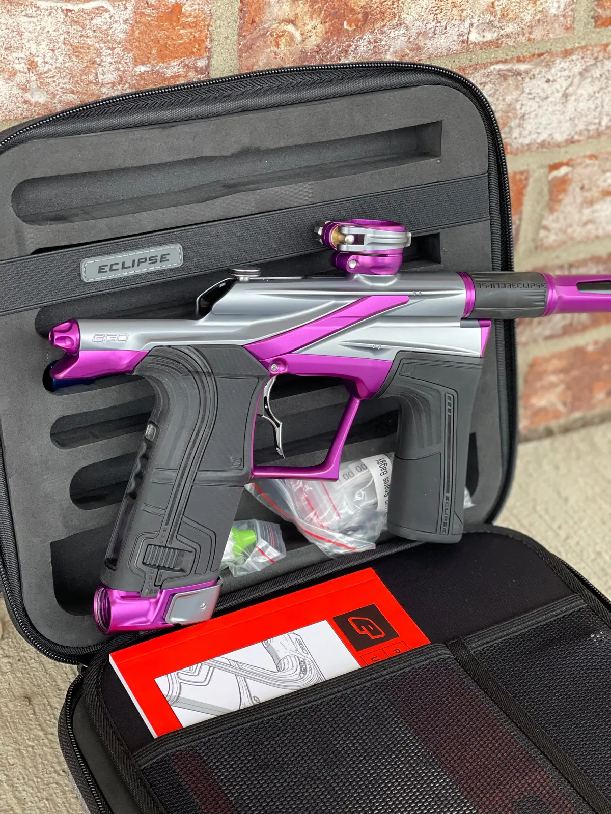 Used Planet Eclipse Lv2 Paintball Gun - Havoc W/ Pewter Infamous Deuce Trigger 1