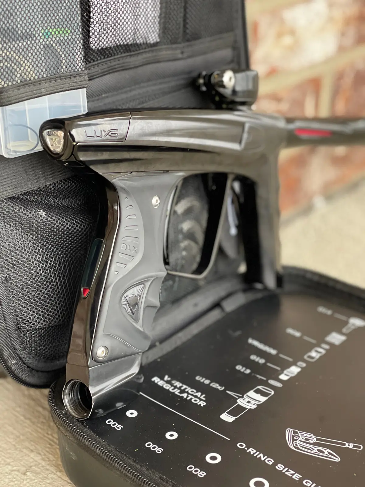 Used Dlx Luxe X Paintball Gun - Gloss Black 1