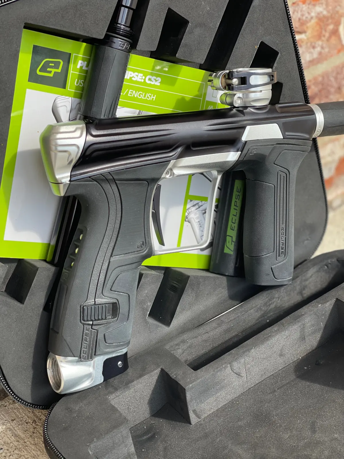 Used Planet Eclipse Cs2 Paintball Gun - Black / Silver 1