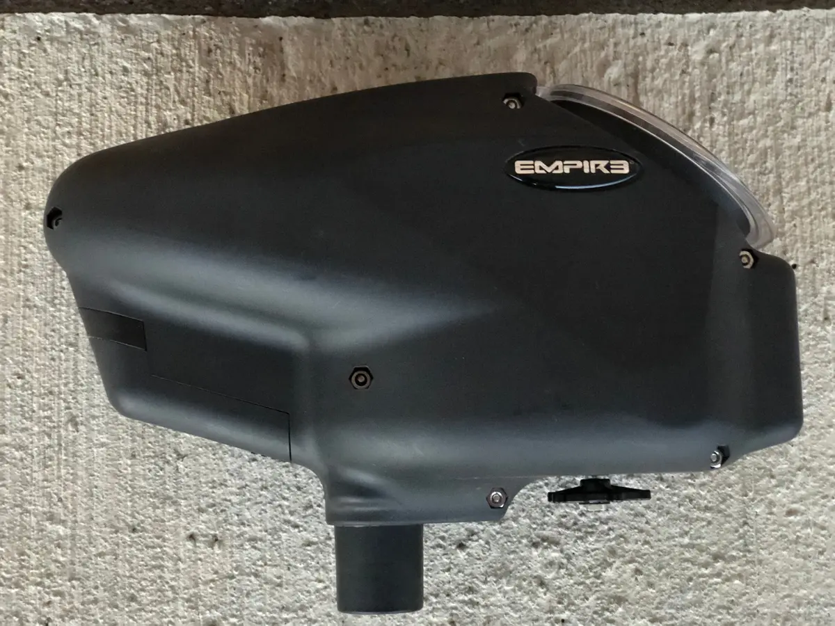 Used Empire Halo Too Paintball Loader - Black 1