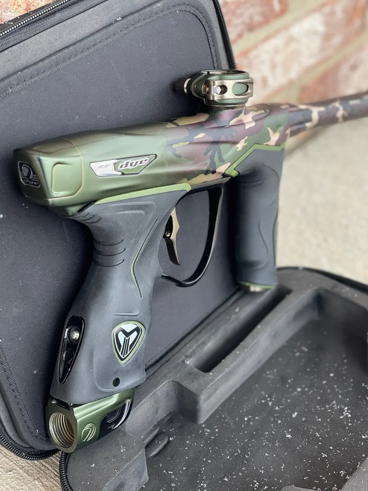 Used Dye M3+ Paintball Gun - Pga Woodland 1