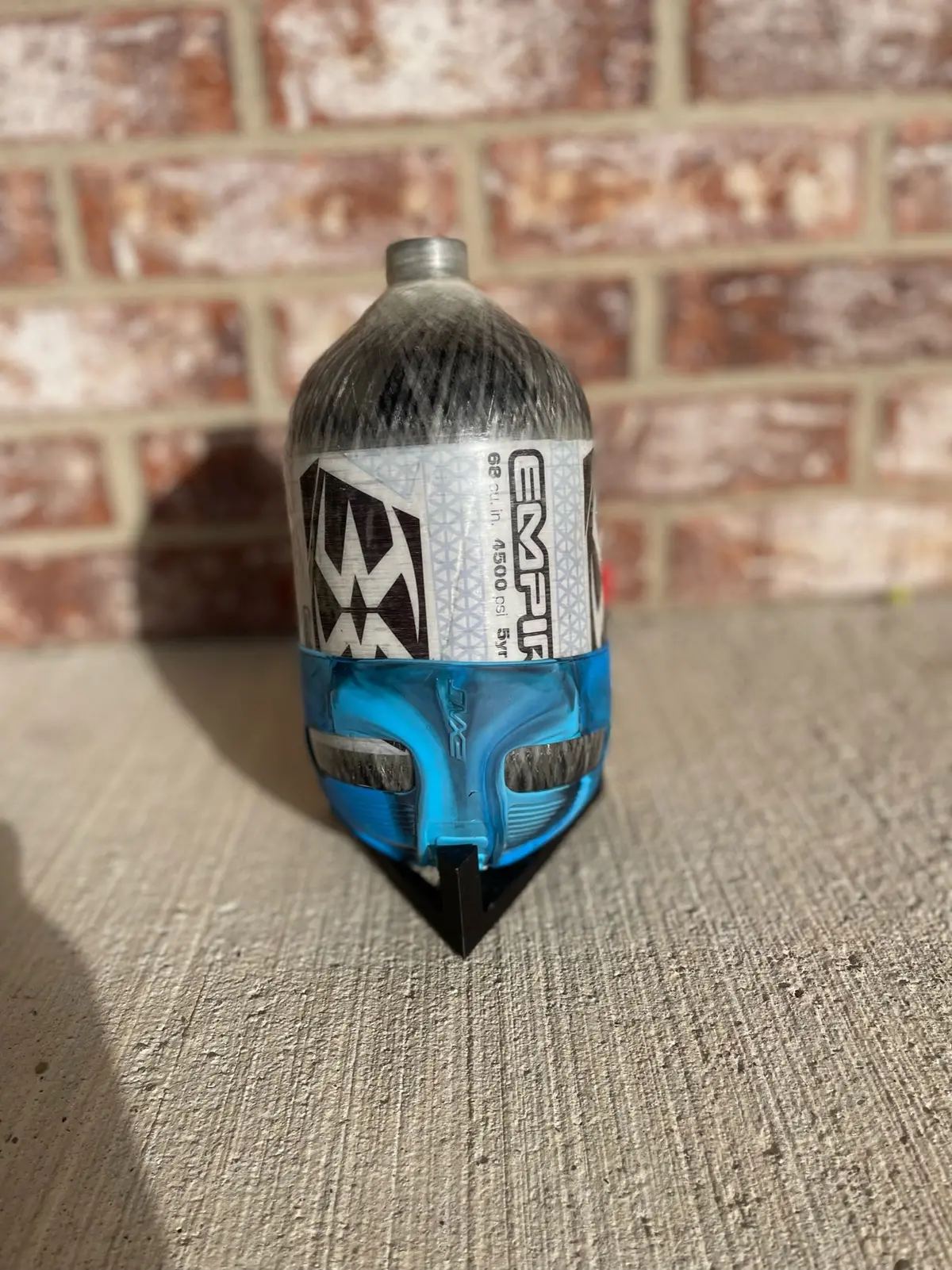 Used Empire 68/4500 Paintball Tank- Basics - Bottle Only - W/ Exalt Tank Cover 1