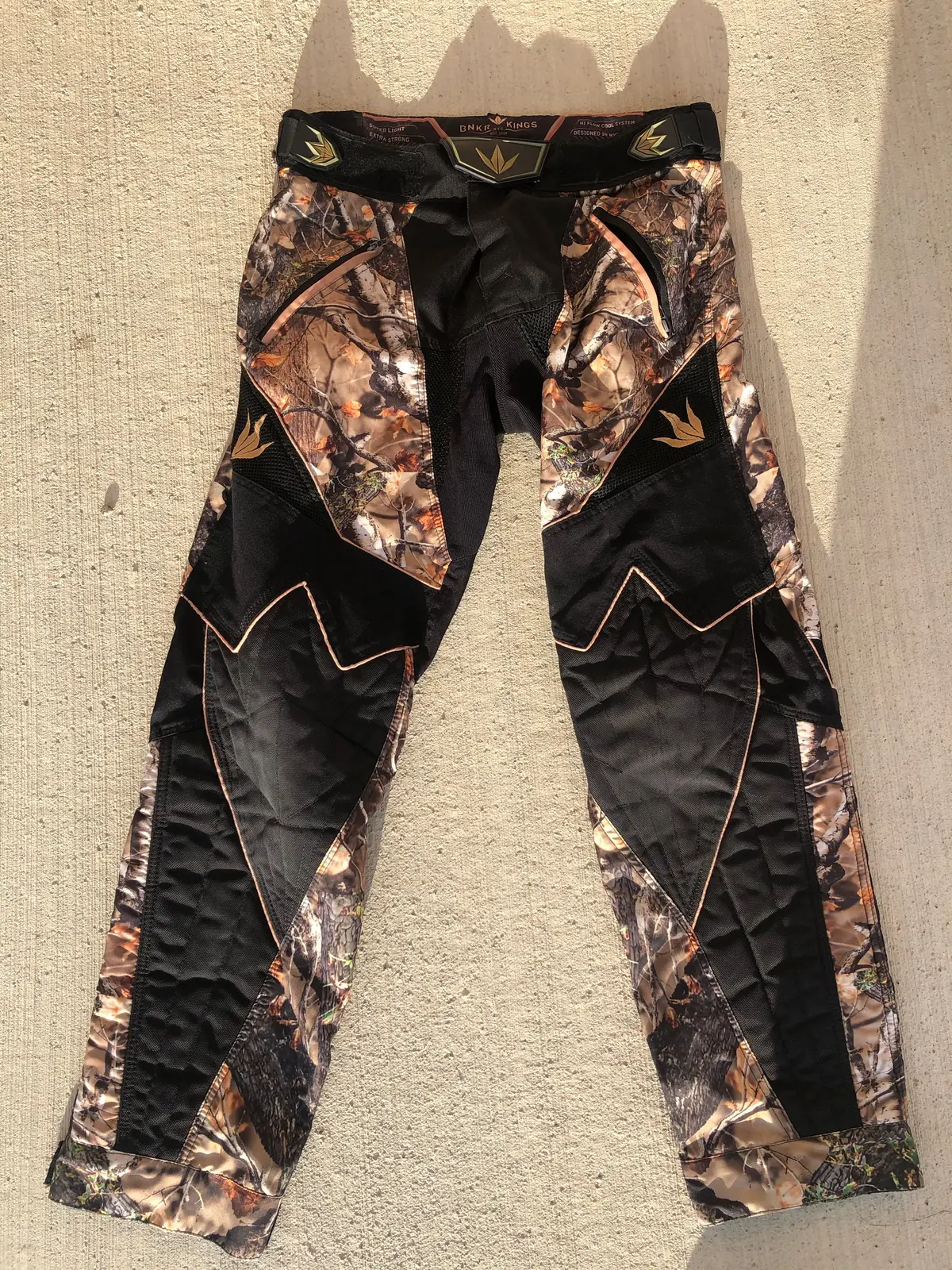 Used Bunker Kings Supreme Paintball Pants - Sherwood Camo - Size Xl 1
