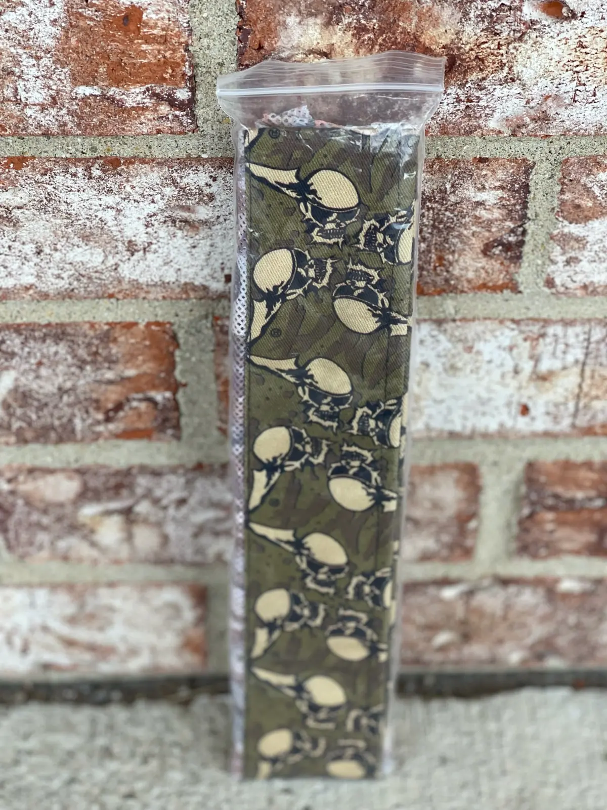 Sandana Flying Skulls Trunk Proline Headwrap- Green Brown 1