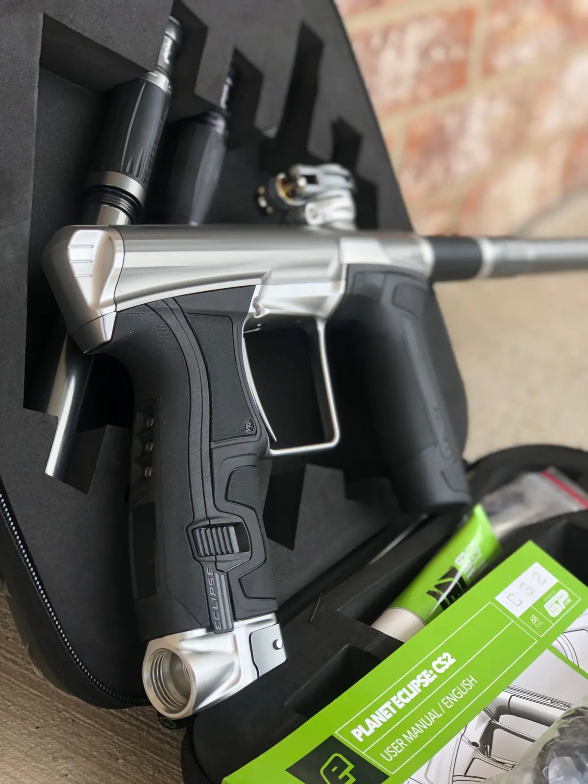 Used Planet Eclipse Cs2 Pro Paintball Marker - Grey/Silver 1