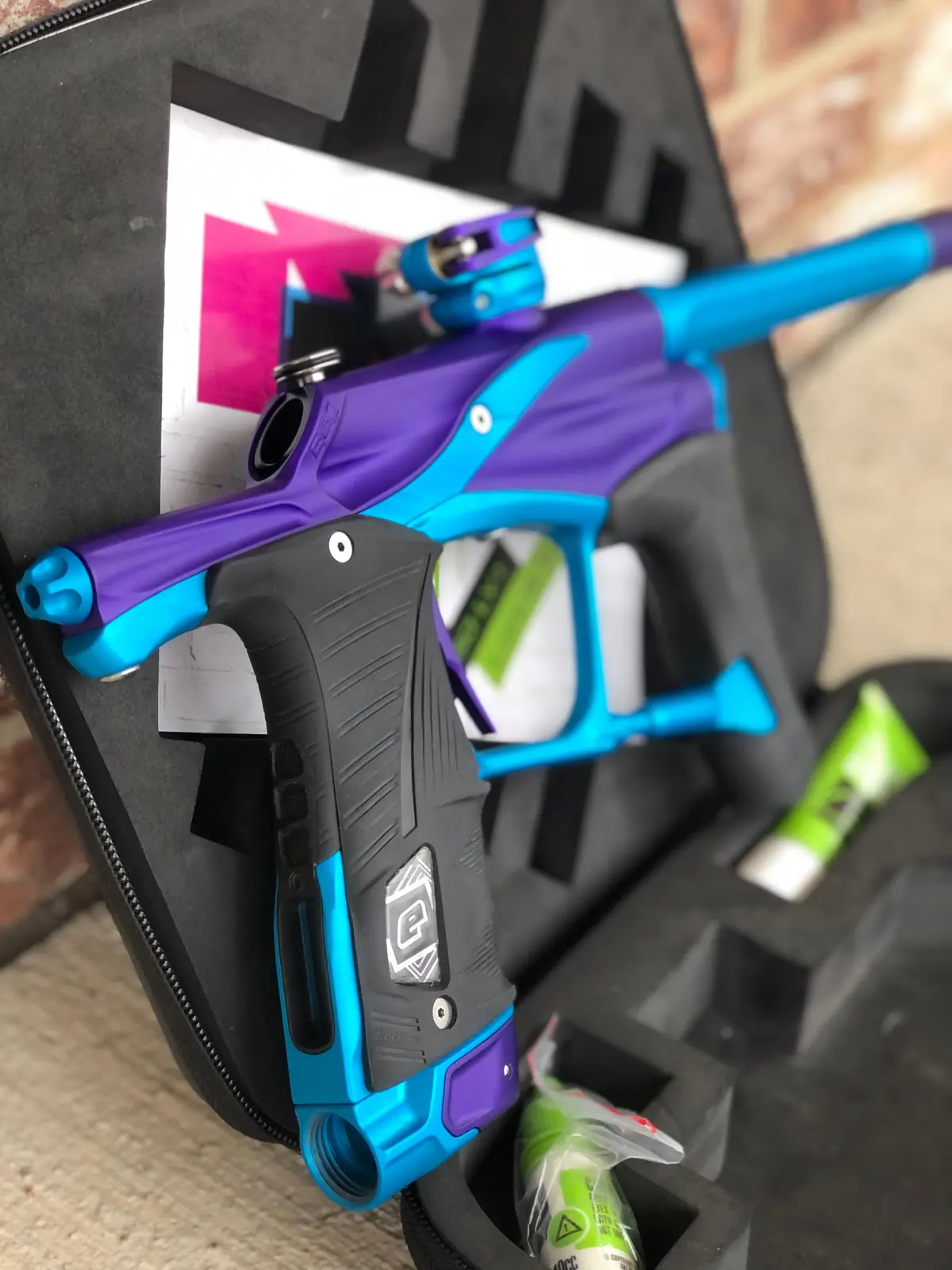 Used Planet Eclipse Lv1.5 Paintball Gun - Dust Purple/Teal 1