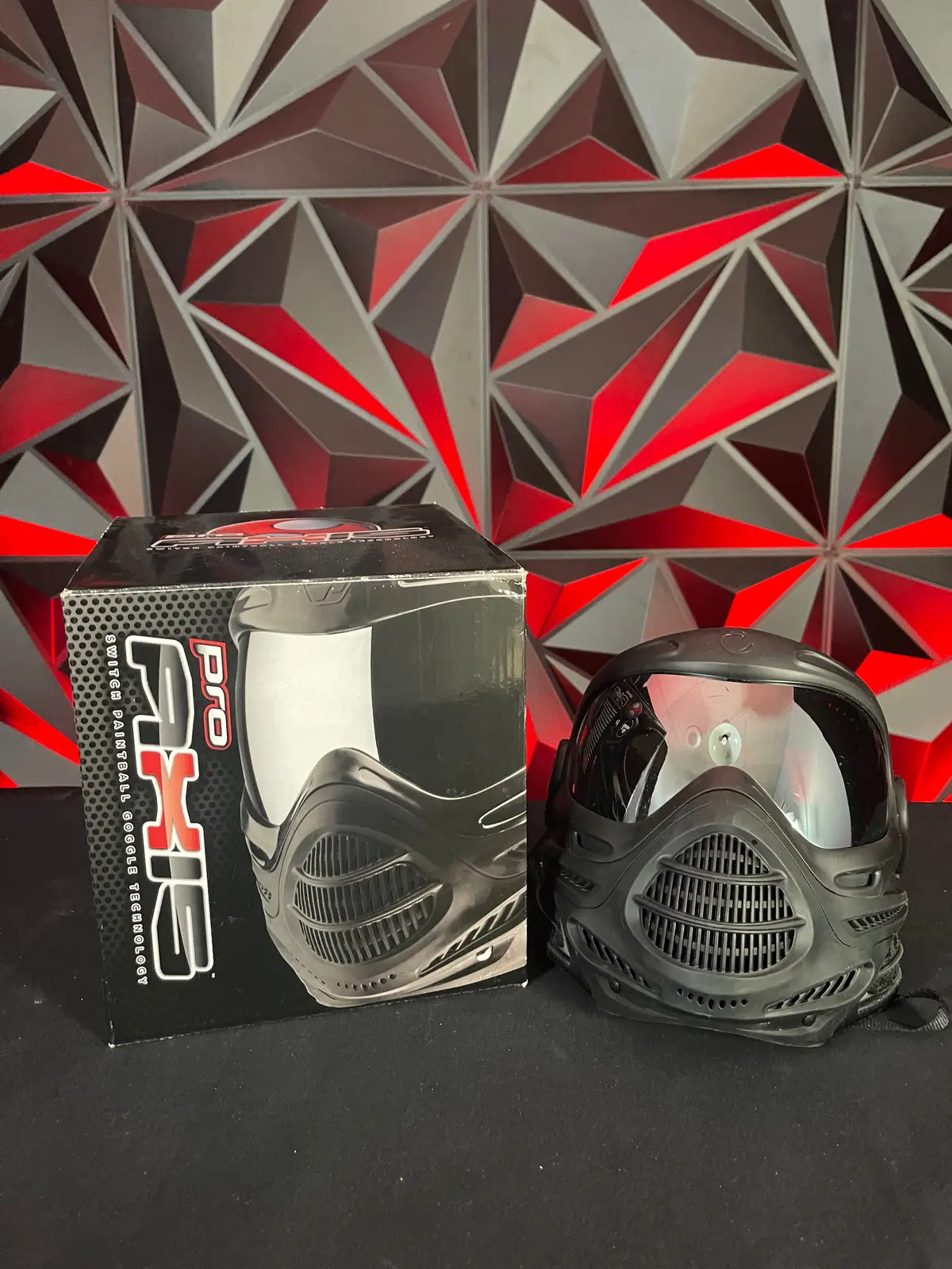 Used Dye Pro Axis Paintball Mask - Black 1