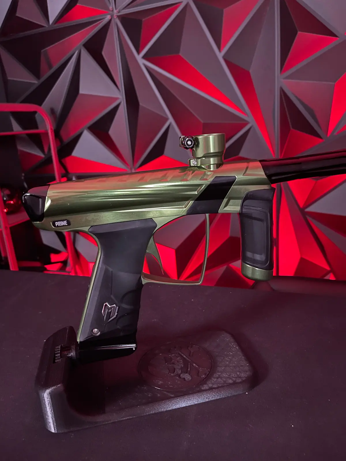 Used Macdev Prime Xts Paintball Gun - Polished Olive 1