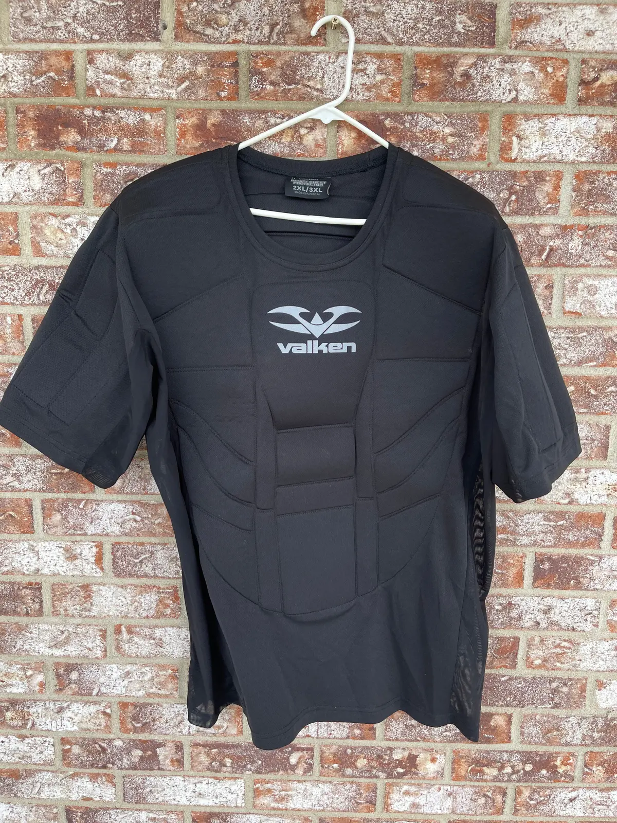 Used Valken Paintball Impact Chest Protector - Black - 2Xl/3Xl 1