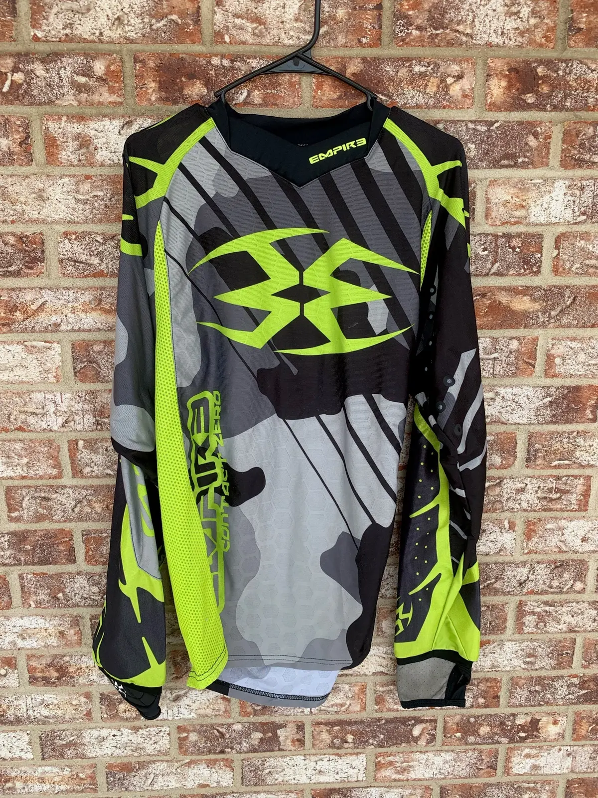 Used Empire Contact Zero F6 Paintball Jersey - Urban/Lime - Large 1