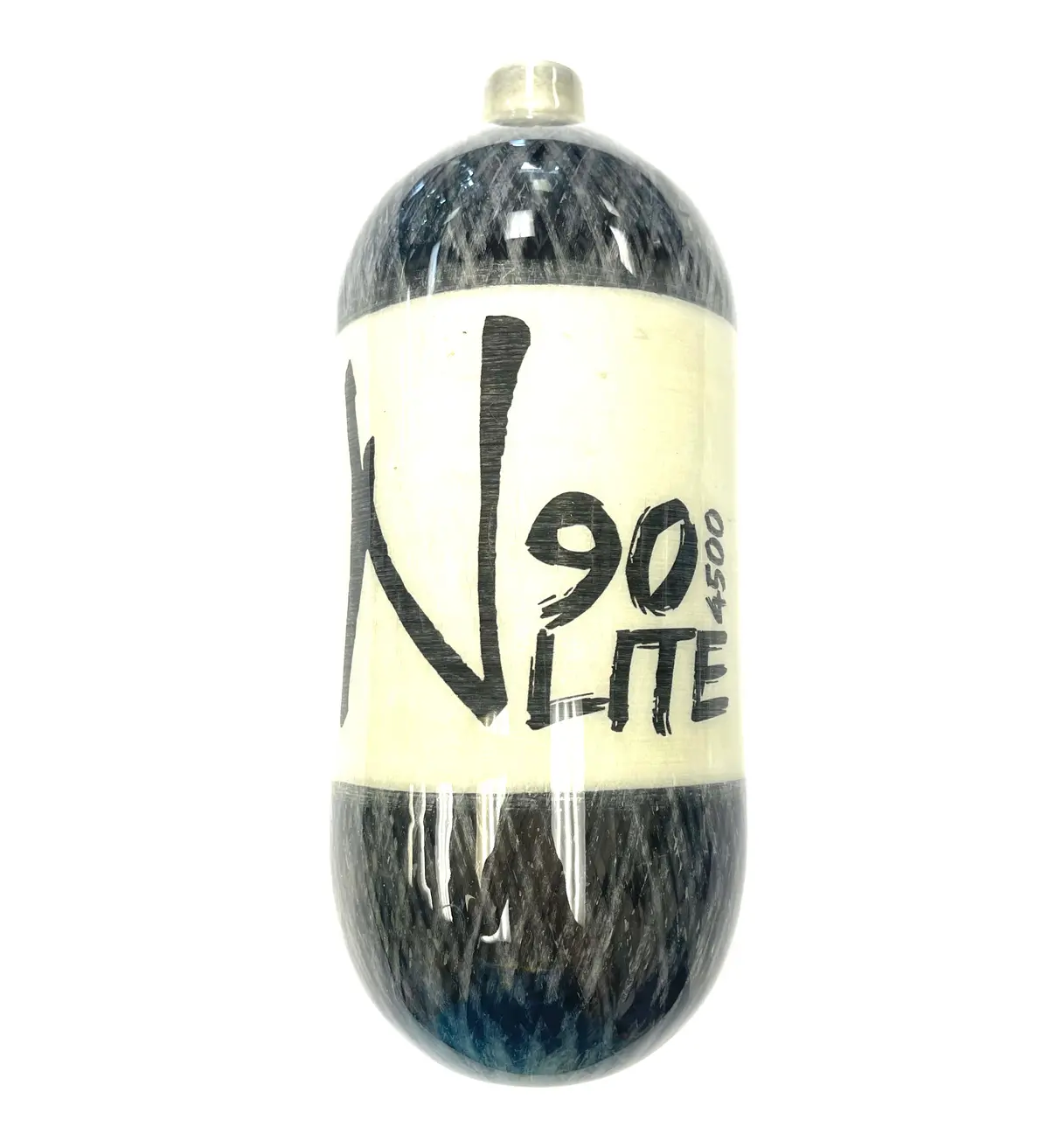 Ninja Carbon Fiber Lite 90/4500 Paintball Tank - Grey Ghost - Bottle Only 1