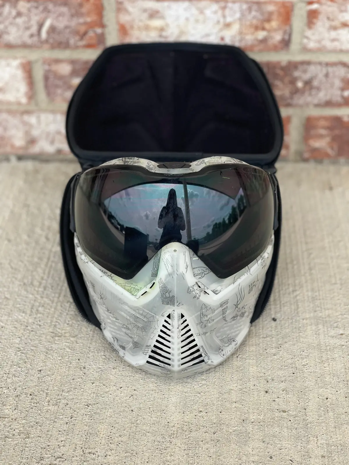 Used Push Unite Paintball Mask - Le Braindead Collab Flx 1