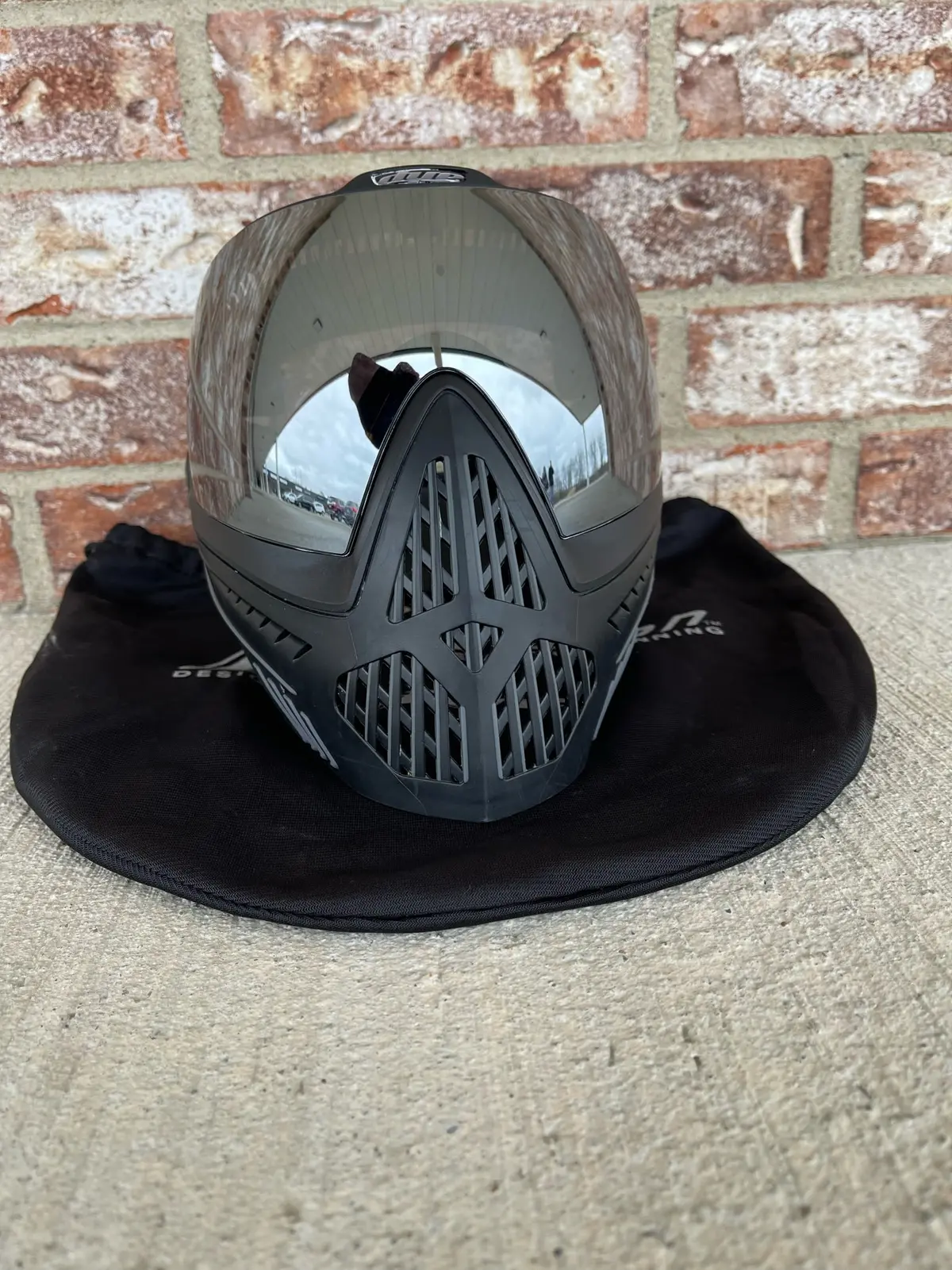 Used Dye I5 Paintball Goggle - Black - With Goggle Bag 1