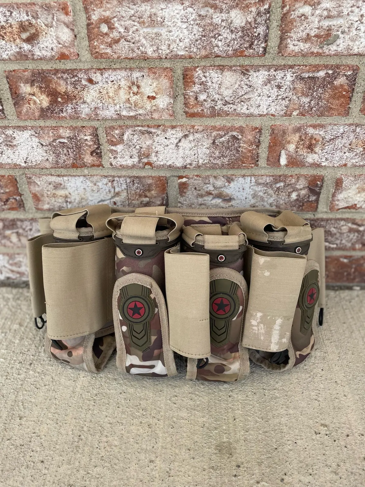 Used Gi Sportz Strapped Pack 4+7 Harness -  Camo 1
