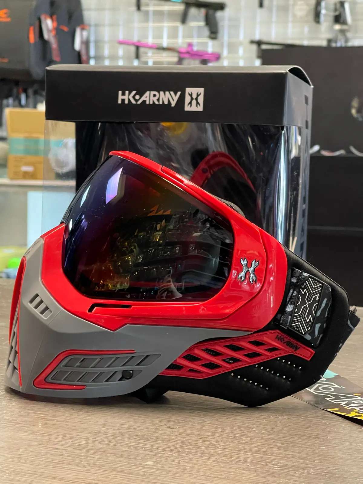 Hk Army Klr Goggle- Slate Heat (Grey/Red) 1