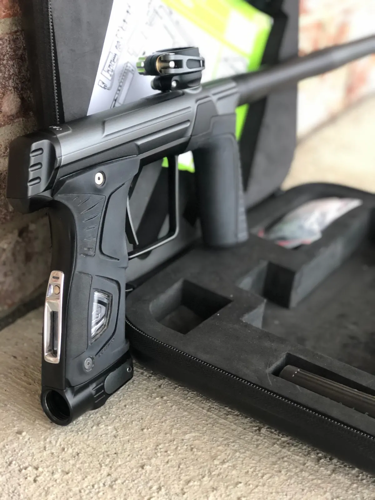 Used Planet Eclipse Gtek 170R Paintball Gun - Pewter/Black 1