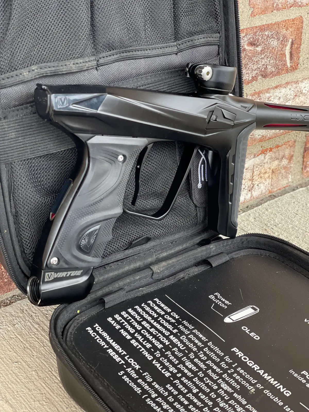 Used Virtue Luxe Ace Paintball Gun - Dust Black 1
