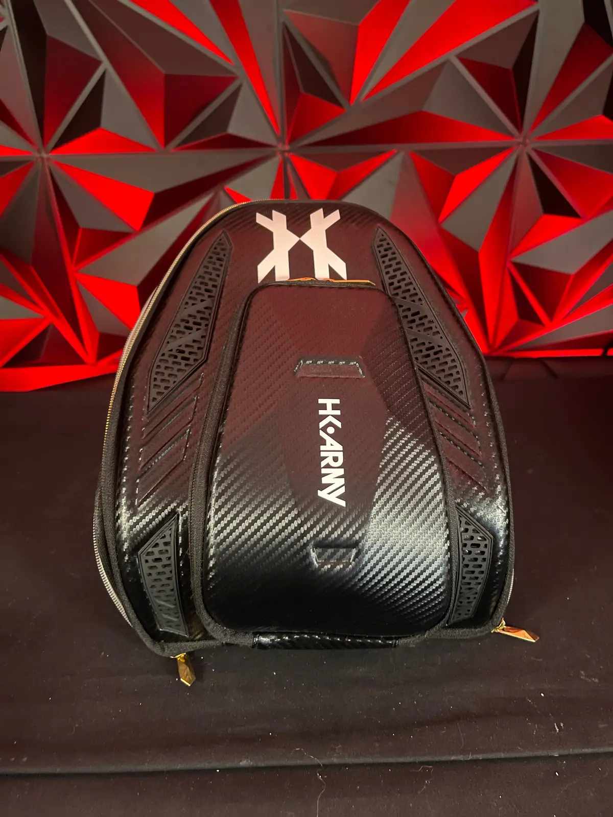 Used Hk Army Carbon Paintball Goggle Case -Black/Grey 1