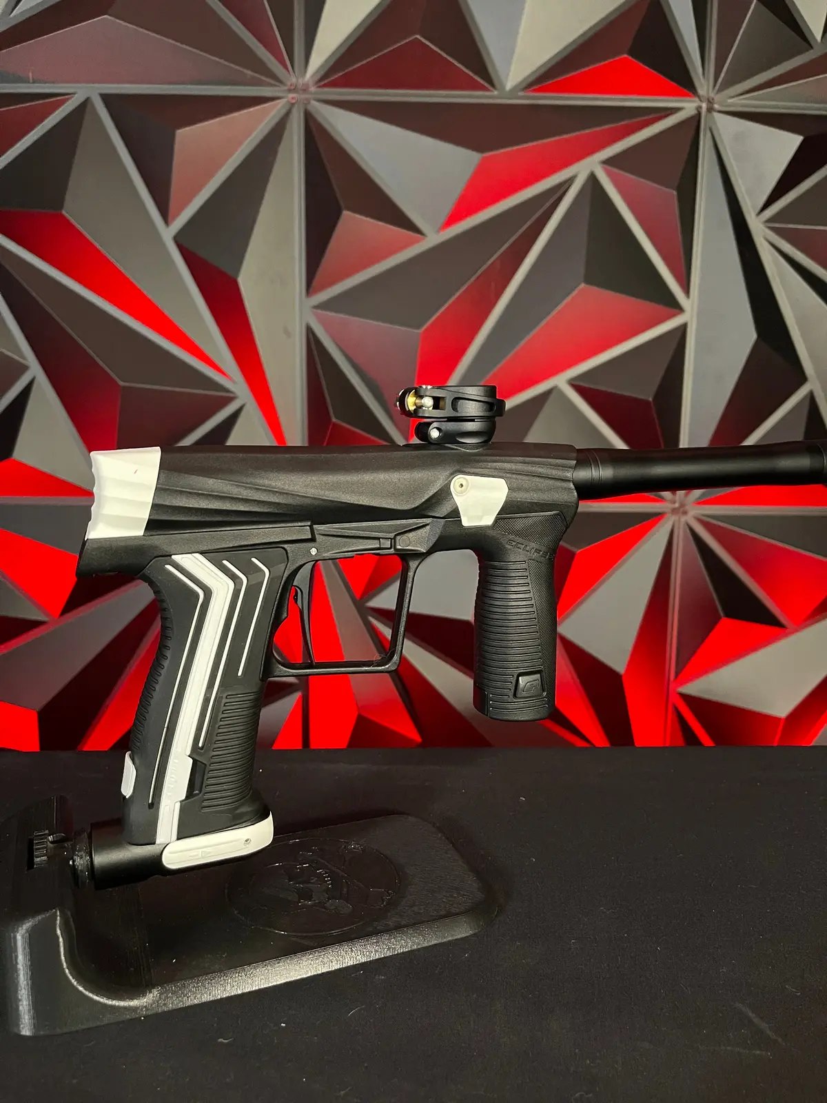 Used Planet Eclipse Etha3 Paintball Marker - Black W/ White Ccu Kit + Hk Army Exo Marker Case 2.0 1