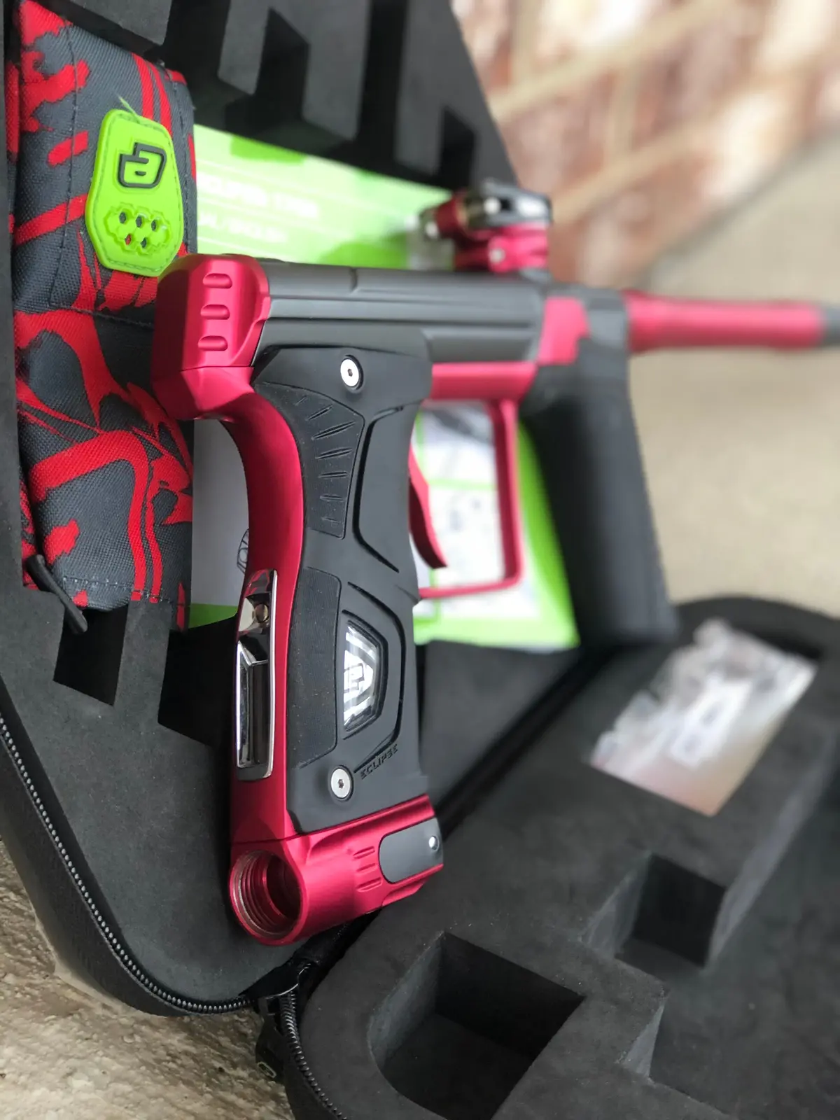 Used Planet Eclipse Gtek 170R Paintball Gun - Grey/Red 1