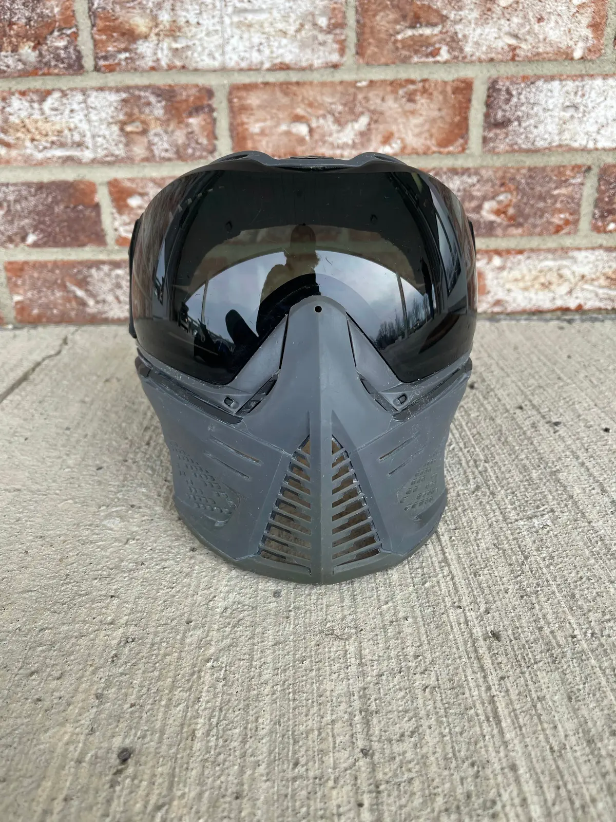 Used Push Unite Paintball Mask- Grey 1
