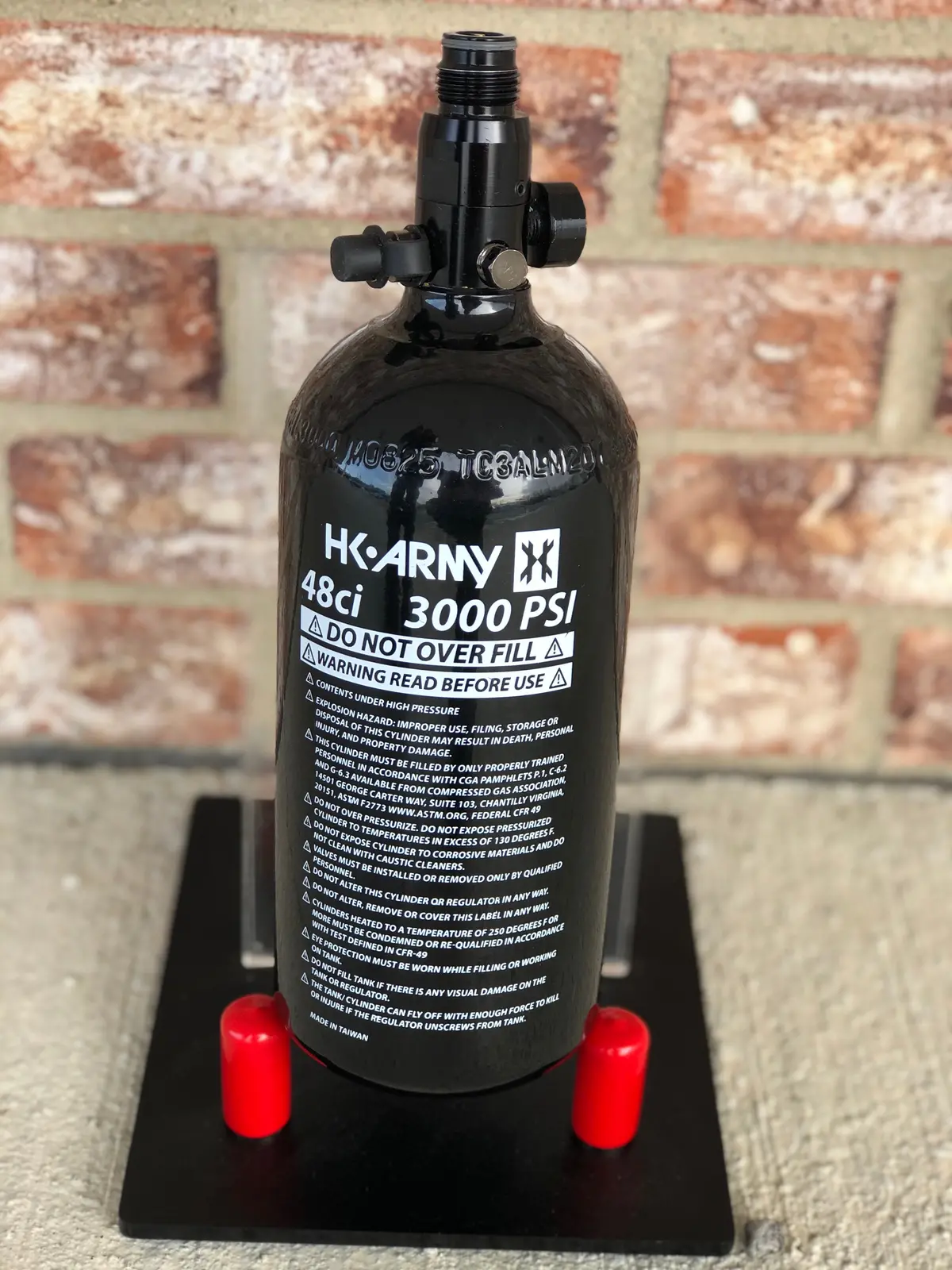 Used Hk Army 48/3000 Paintball Tank - Black 1