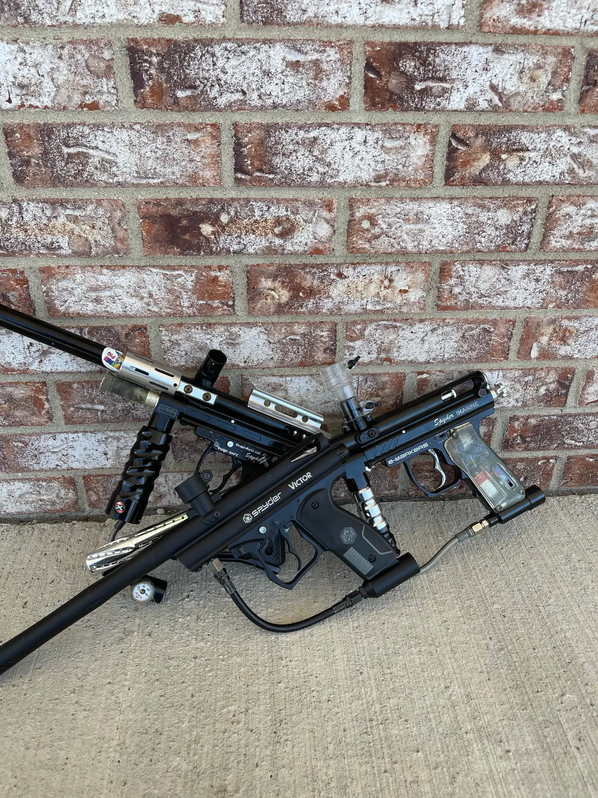 Used Spyder Paintball Gun - Lot Of 3 1