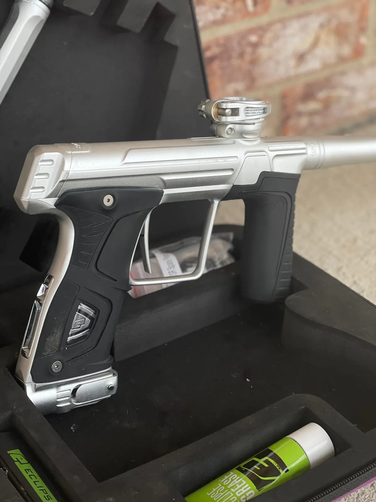 Used Planet Eclipse 170R Paintball Gun - Silver 1