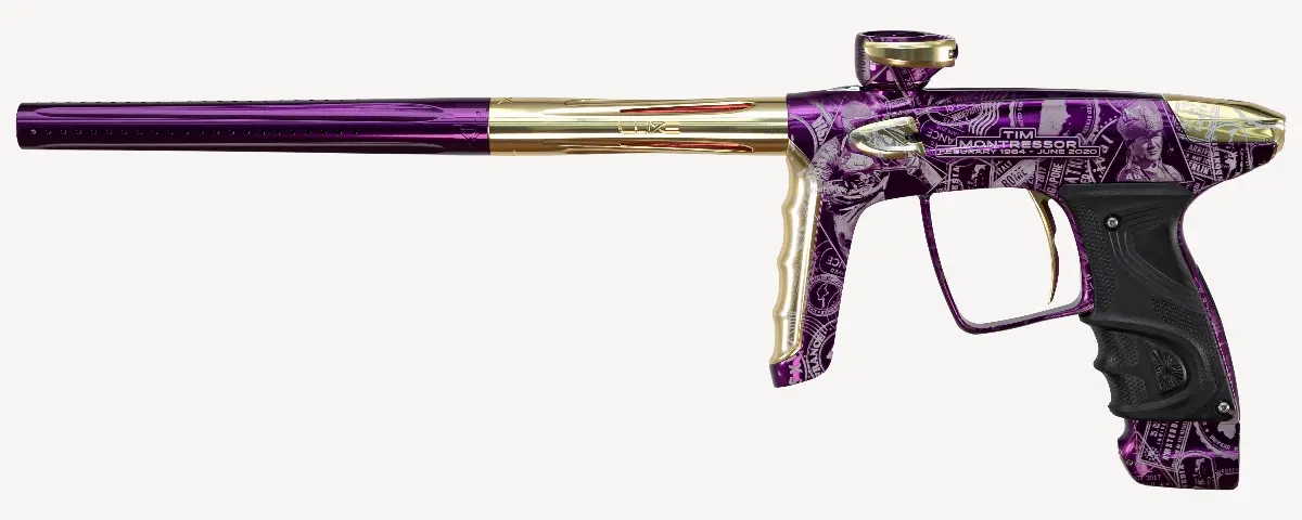 Dlx Luxe Tm40 Paintball Gun - Le Commemorative Edition Purple/Gold Misprint 1