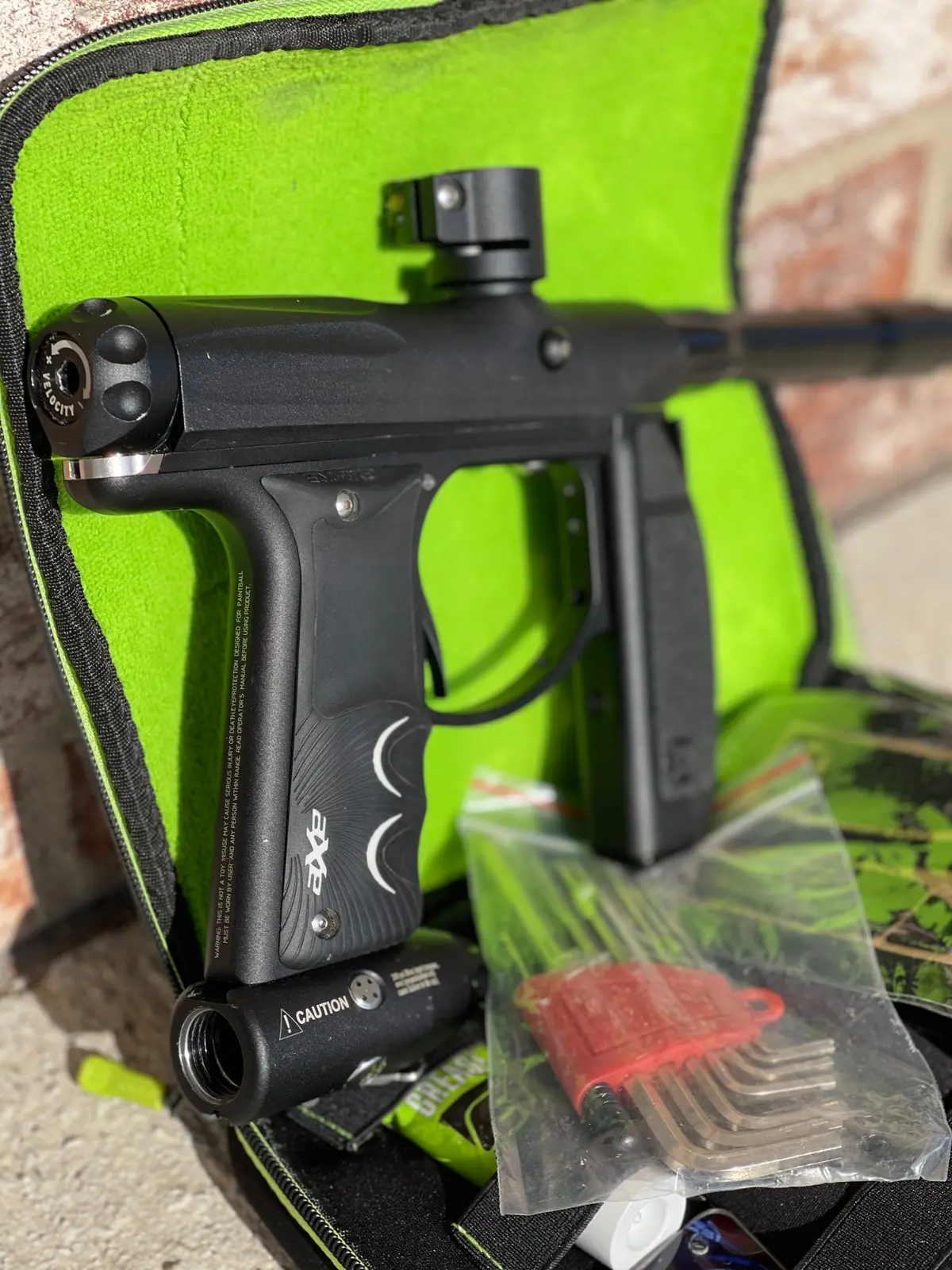 Used Empire Axe Paintball Gun - Dust Black 1