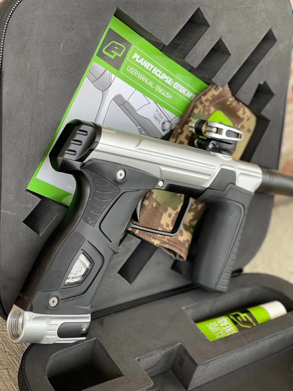 Used Planet Eclipse M170r Paintball Gun - Silver Black 1