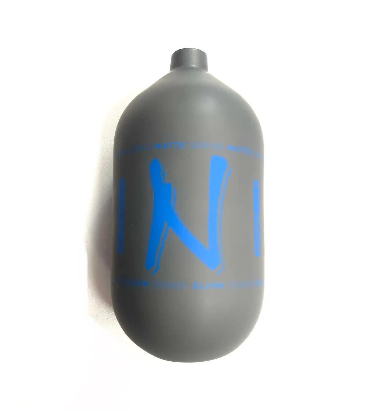 Ninja Sl2 68/4500 "Matte Series" Carbon Fiber Paintball Tank Bottle Only - Grey/Blue 1