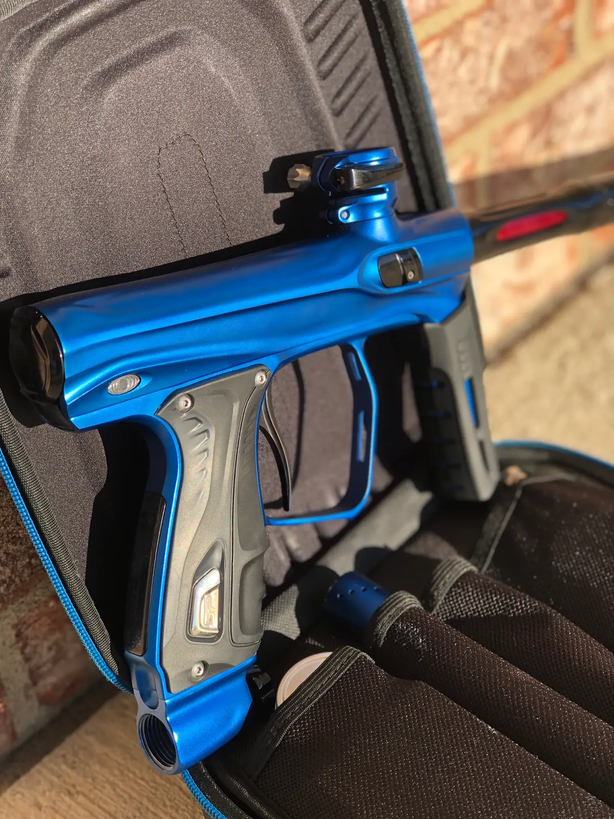 Used Shocker Xls Paintball Gun - Dust Blue 1