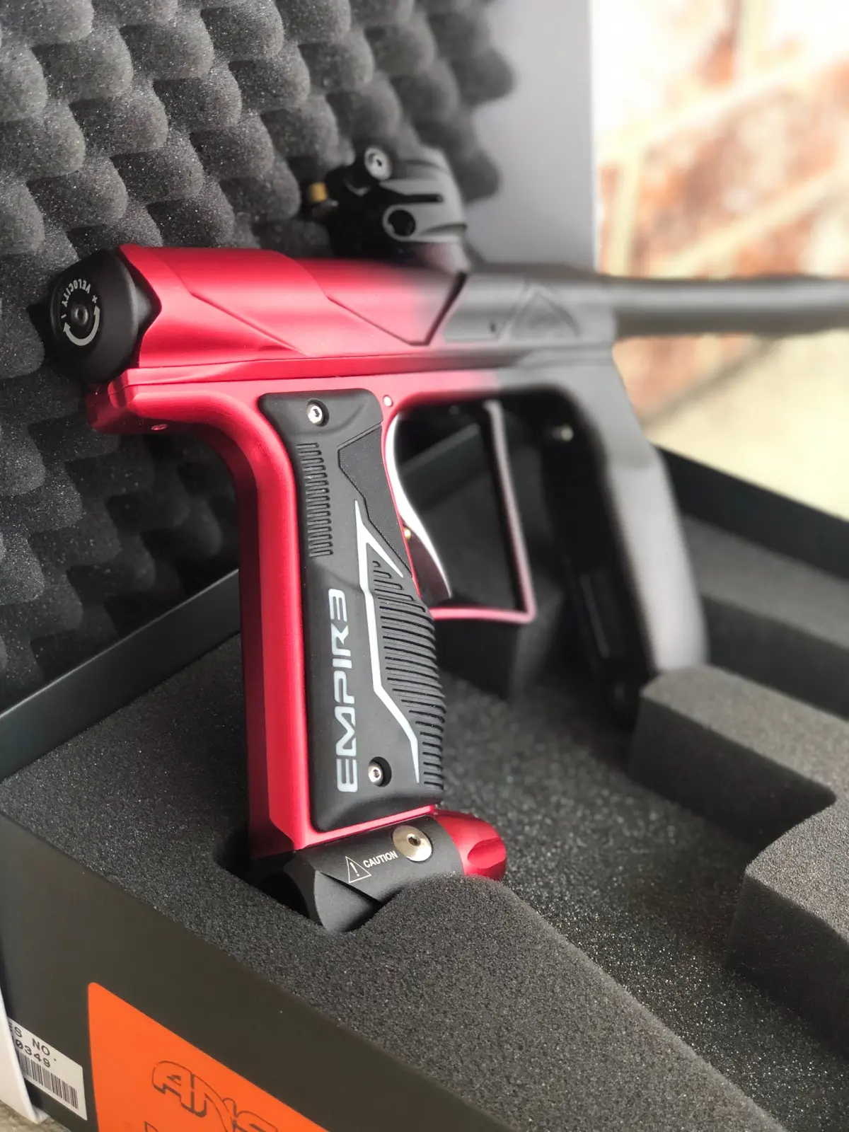 Used Empire Axe Pro Paintball Gun - Red/Black 1
