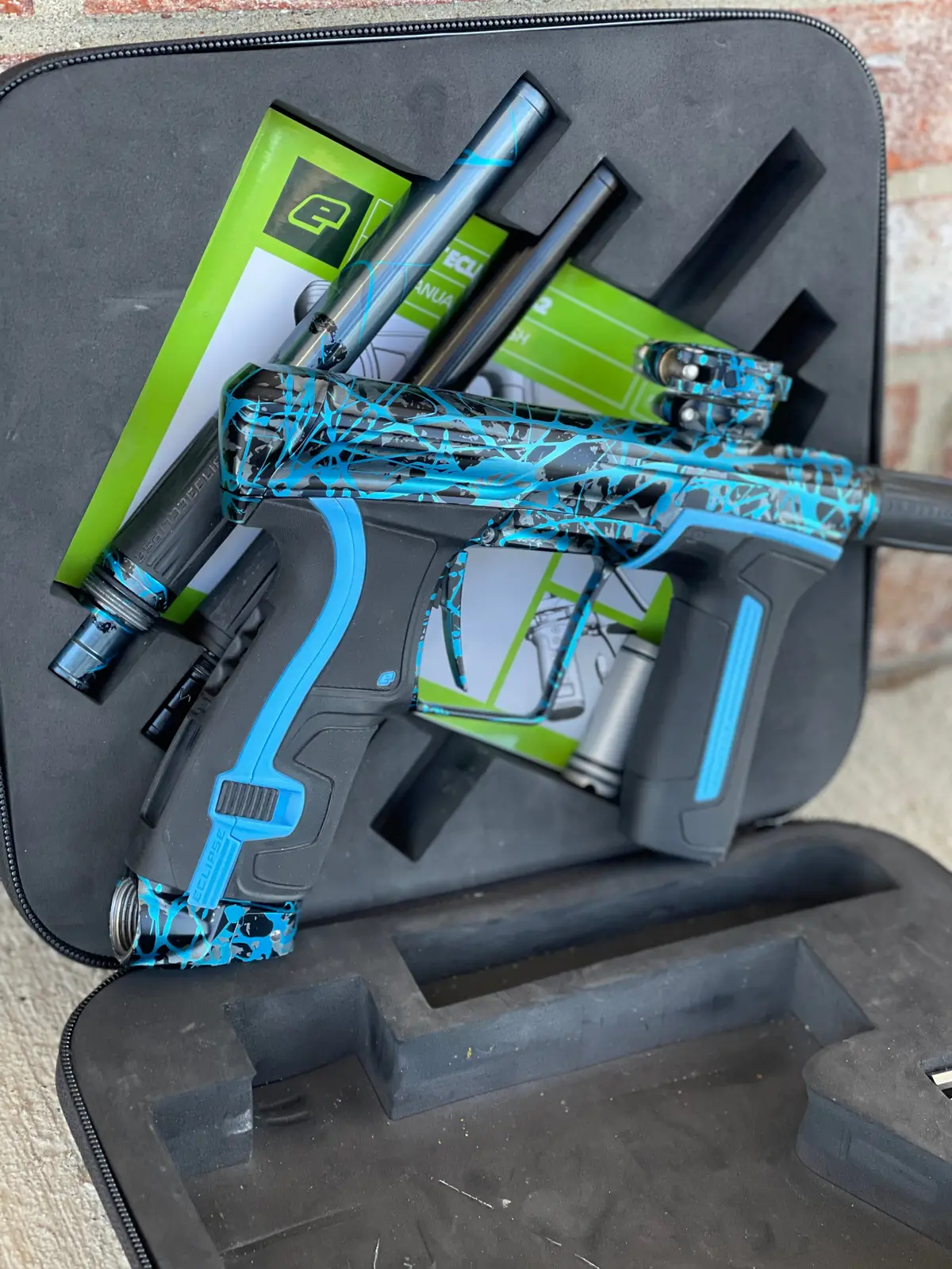 Used Planet Eclipse Cs2 Paintball Gun - Aftershock Splash 1