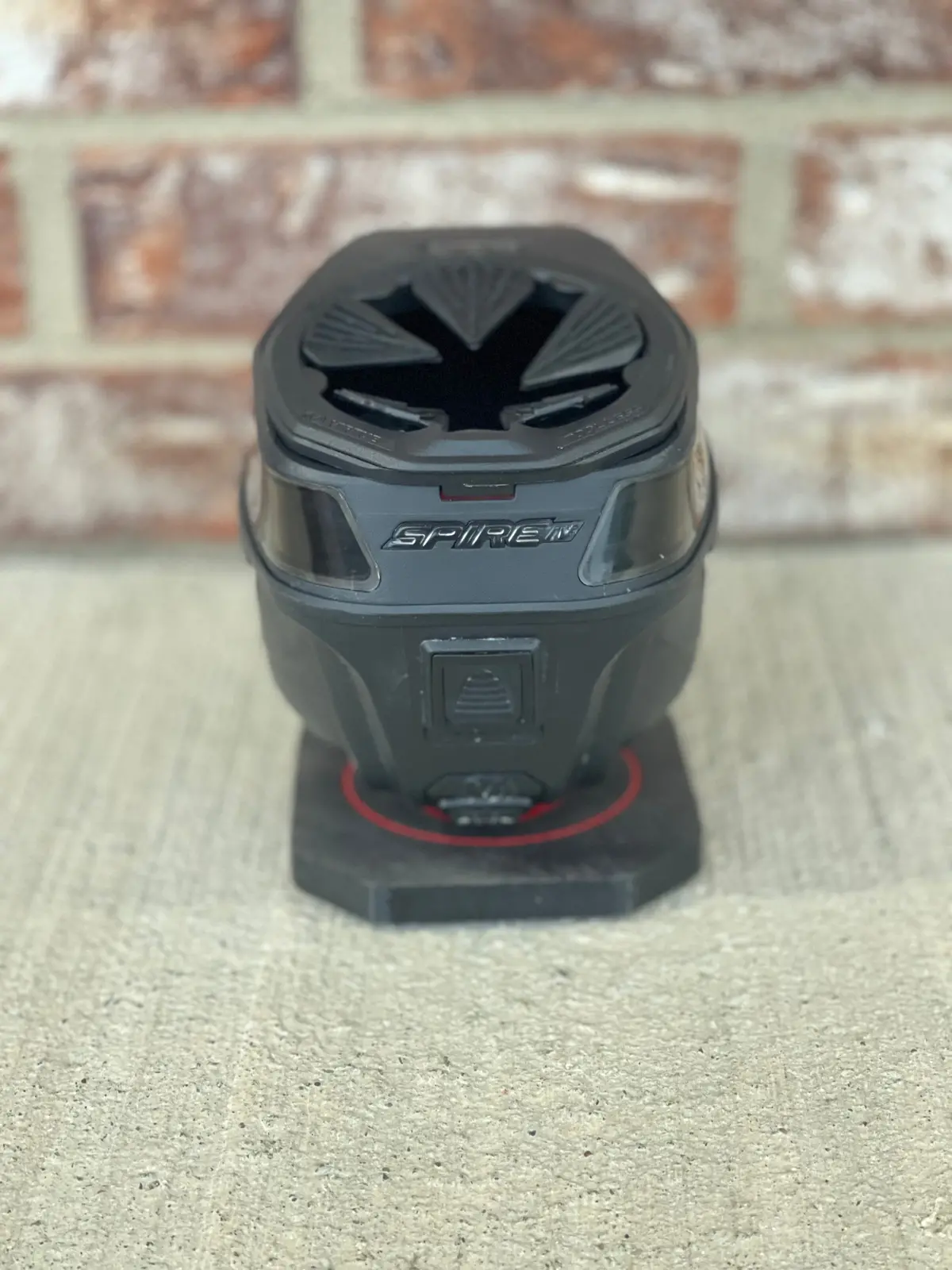 Used Virtue Spire 4 Paintball Loader - Black W/ Sf-R Speedfeed And Rain Lid 1
