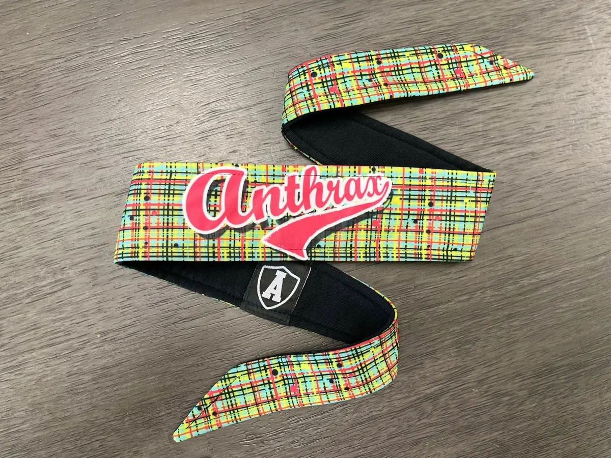 Used Anthrax Headband - Yellow/Pink 1