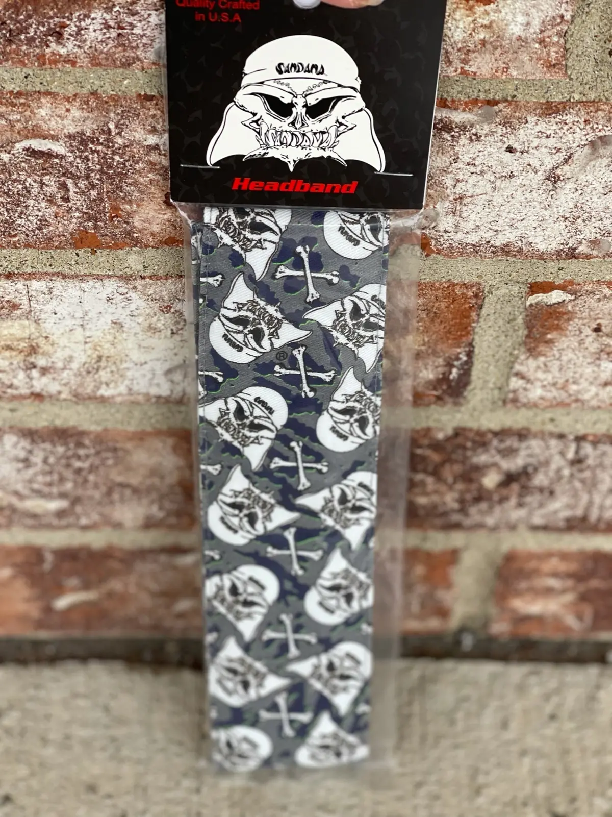 Sandana Le "Seattle Thunder" Vader Skull & Bones Headband - Gray 1