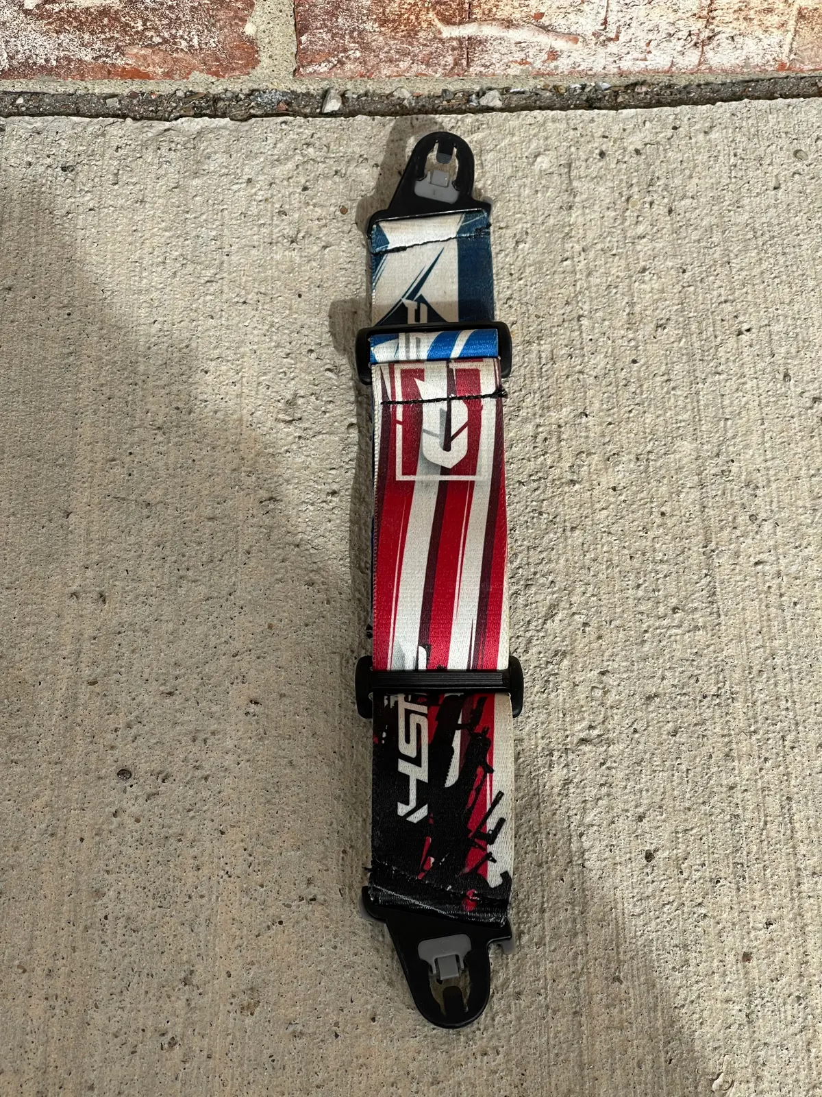 Used Push Back Strap - Red/White/Blue 1