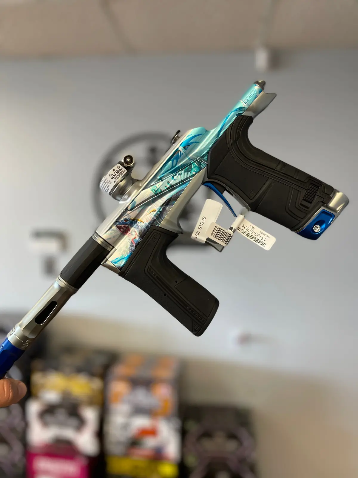 Planet Eclipse Ego Lv2 Paintball Gun - Le Ice Dragon W/ Grey Accents *Only 10 Made* 1