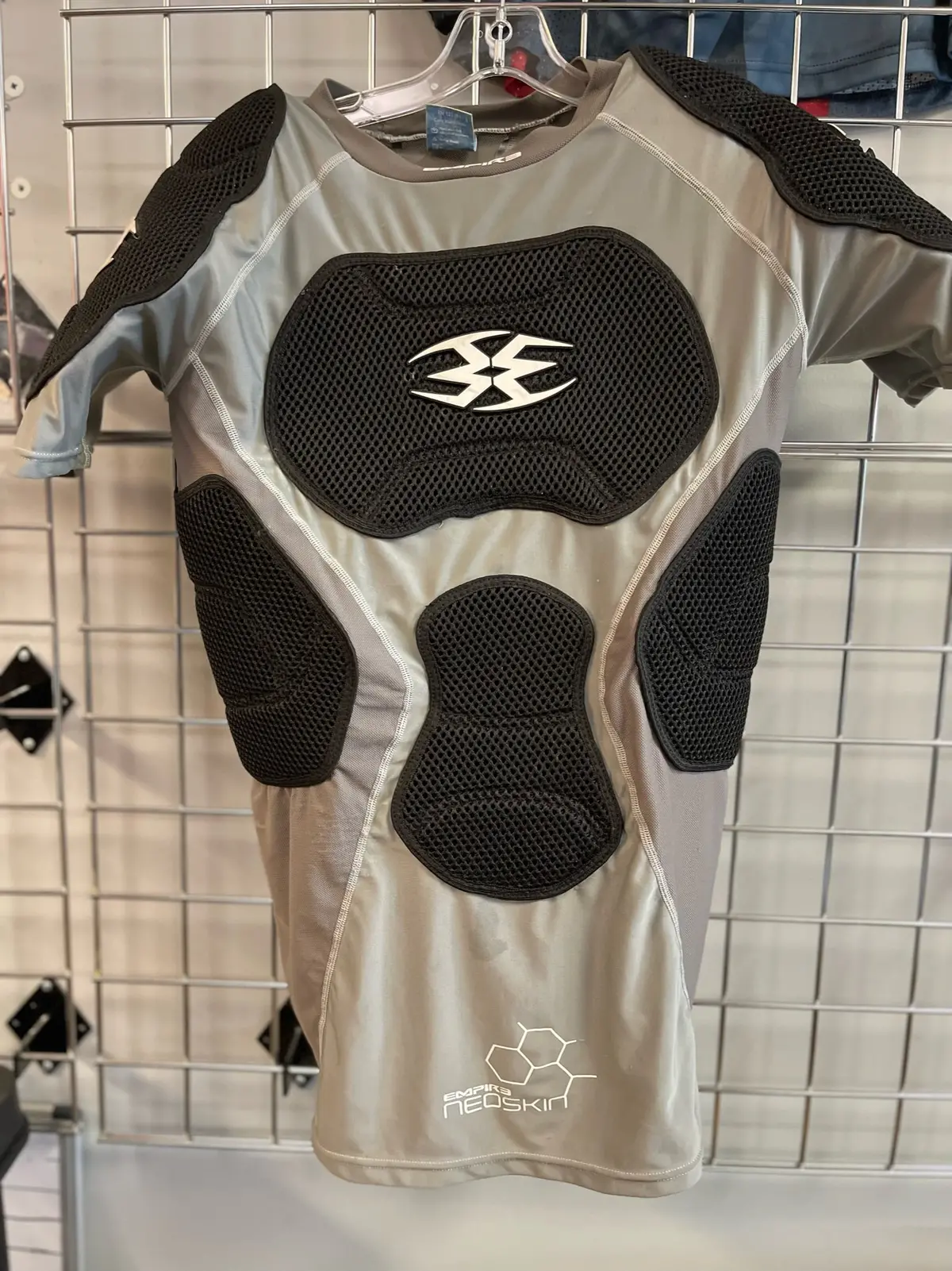 Used Empire Neoskin Chest Protector - Grey - Size Youth 1