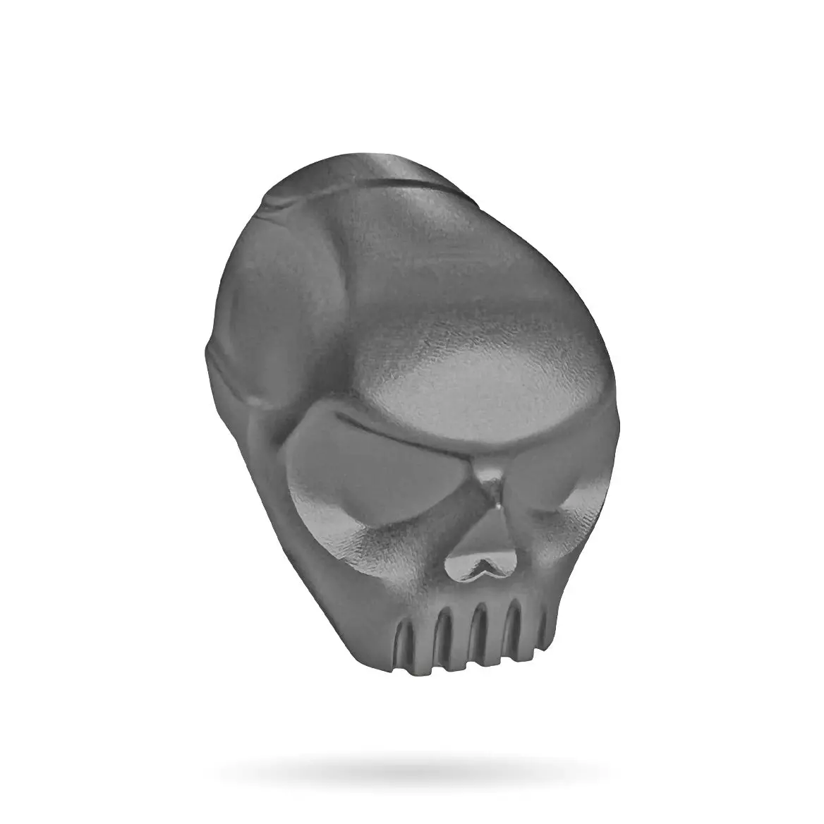 Infamous 170R Skull Back Cap - Gun Metal Grey 1