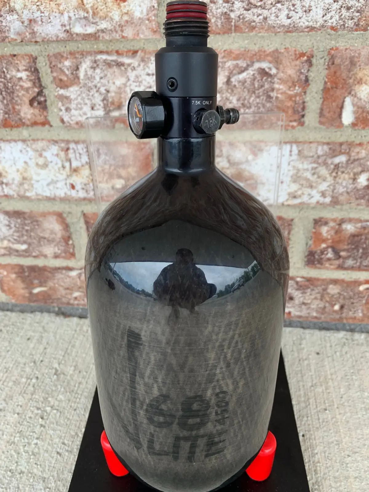 Used Ninja Sl 68/4500 Paintball Tank-  Smoke 1