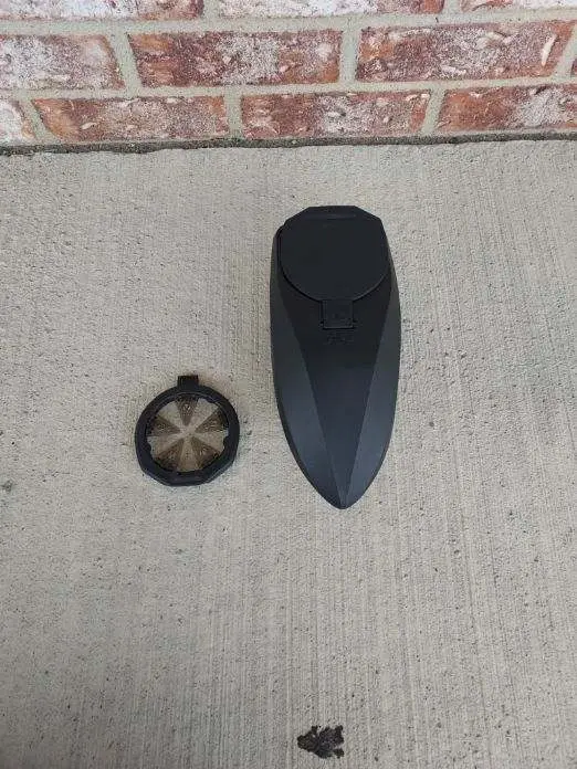 Used Virtue Spire Ir2 Paintball Loader - Black W/ Black Crown Speed Feed And Rain Lid 1