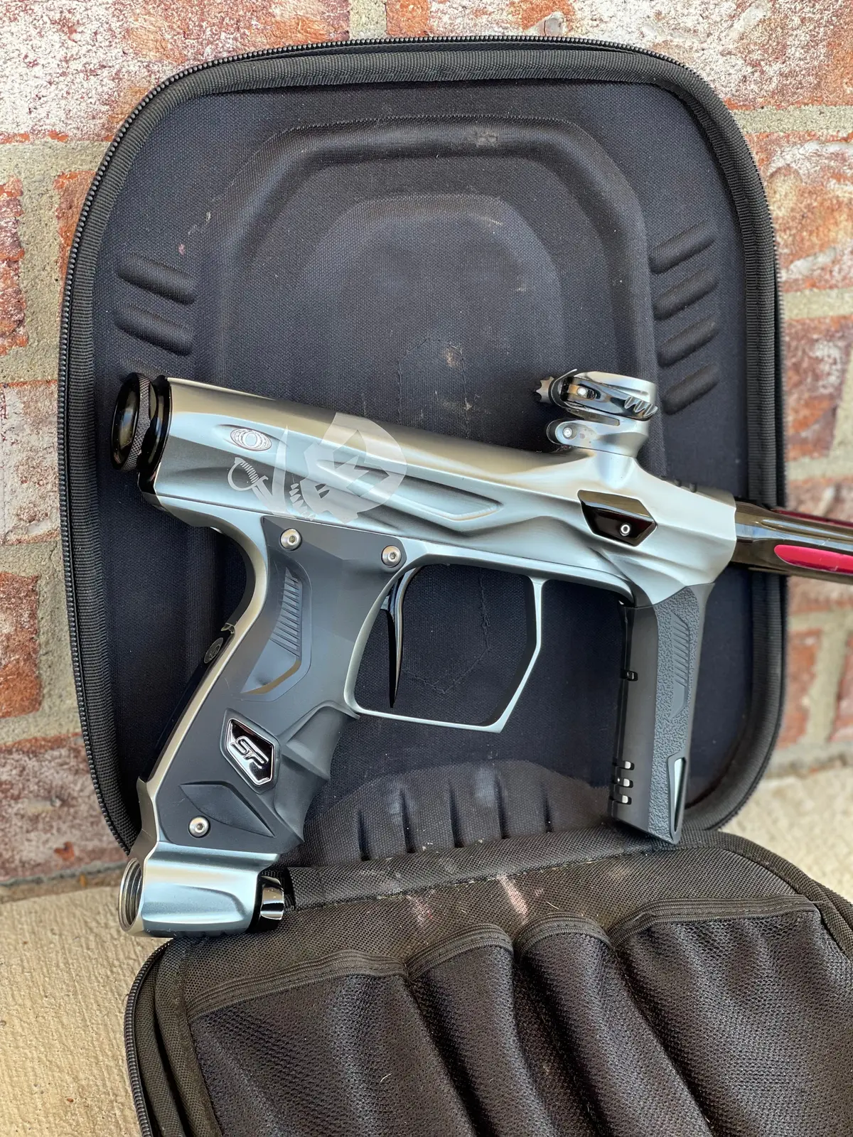 Used Shocker Amp Paintball Gun - Le Pewter Mutiny (Laser Engraved) 1